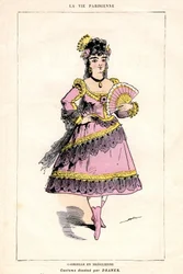 Illustration of “La Vie Parisienne”, Piece and Opera by Jacques Offenbach