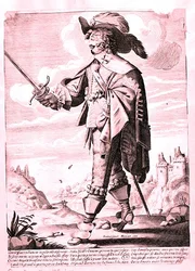 Illustration of a Soldier under the reign of Louis XIII (1601-43)