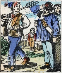 Illustration of the tale “The Devil