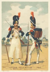 Imperial Guard, Sapeur and Grenadier in 1810