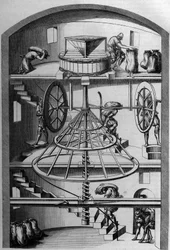 Inner view of a 16th century mill