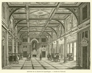 Interior of the Copenhagen Stock Exchange