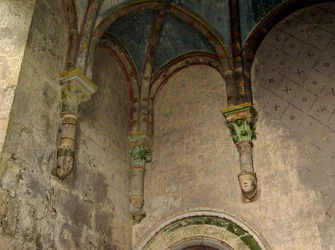 Interior of the Church of St. Hilaire-the-Great, Poitiers