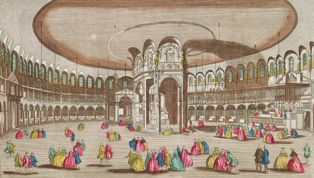 Interior of the Rotunda, Ranelagh House, London