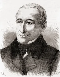 Johann Nicolaus von Dreyse, from Les Merveilles de la Science, published c.1870 (engraving)