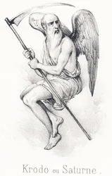 Krodo or Saturn: Son of Uranus and Tita