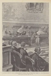 The Dreyfus Affair at the Court of Cassation in Paris, Ballot-Beaupre Reads His Report