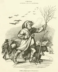 Winter, allegory