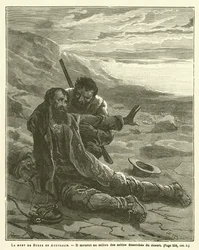 The Death of Burke in Australia (engraving)