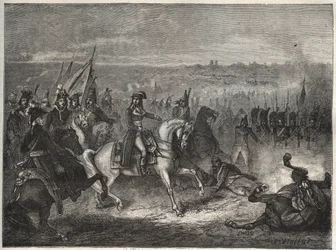 The Battle of Lonato - Napoleon at Lonato - Also called the second battle of Castiglione: in his Italian campaign, Napoleon defeats the Austrians under Wurmser, forcing them to retreat to Mantova. 3 August 1796 - from 