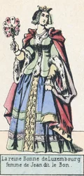 Queen Bonne of Luxembourg, Wife of John the Good