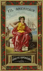 Label for American thread