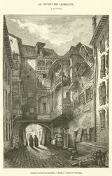 The Former Convent of the Carmelites, in Rennes (engraving)