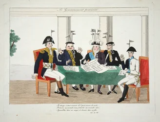 Le Gouvernment Provisoire, pub. 1814