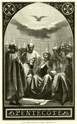 The Holy Spirit Descends on the Apostles (engraving)