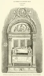 The Tomb of Leonardo Bruni (engraving)
