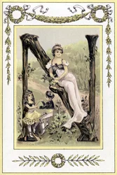 Mother and Her Children Dancing