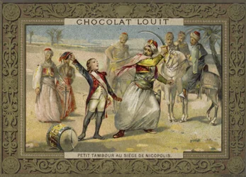 Little drummer boy at the Siege of Nicopolis, 1798