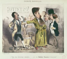 Look at my Servant, Sirs..... with my False Teeth he can Break Iron!