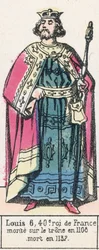 Louis VI, 40th King of France, ascended the throne in 1108, died in 1137