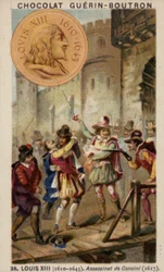 Louis III of France and the assassination of Concino Concini, Marquis d