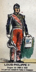 Louis Philippe 1er, king of the French. In 