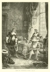 Louis XIV dismissing Fouquet