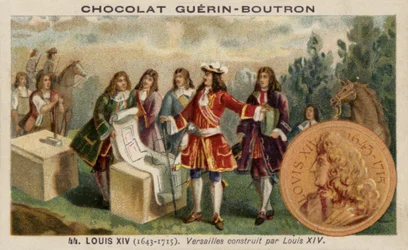 Louis XIV of France Overseeing the Construction of the Palace of Versailles