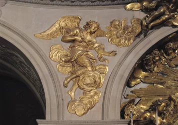 Louis XIV Style Angel, from the Arch on the Left of the High Altar in the Chapel