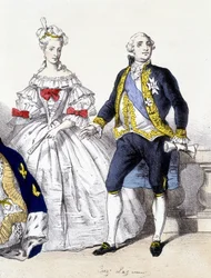 Louis XVI and Marie Antoinette - in 