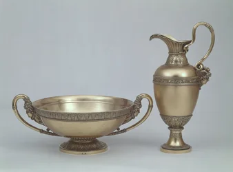 Louis XVI Ewer and Basin by Henri Auguste, Paris 1787