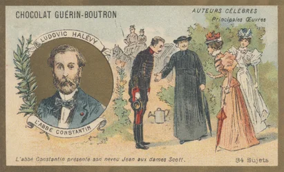 Ludovic Halevy (1834-1908), playwright, librettist of operettas and operas, and French novelist, author of 