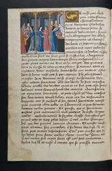 MS Hunter 252 062v Page from Cent Nouvelles Nouvelles, c.1461-62