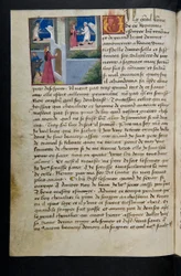 Page from Cent Nouvelles Nouvelles, c.1461-62