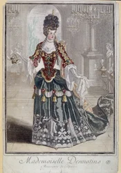 Mademoiselle Desmatins, musician (singer) of the Opera