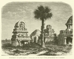 Mahabalipuram, The small pagodas