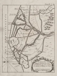 Map of the Nile Delta