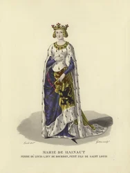 Marie of Hainaut, wife of Louis I, Duke of Bourbon