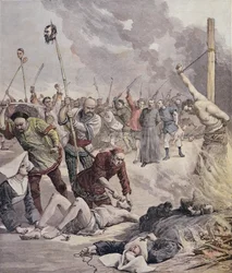 Massacres in China, from Le Petit Journal, 1891