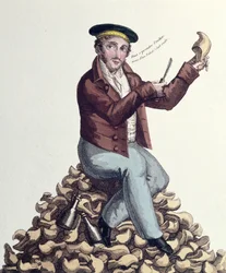 Mathurin Bruneau, Pretender to the Throne of France as King Louis XVII, c.1818