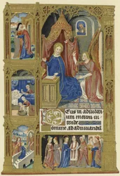 Miniature of the Annunciation