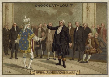 Mirabeau at the National Assembly, 23 June 1789