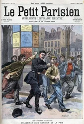 Miscellaneous fact: Assassination of a peacekeeper in Paris rue Vergniaud in 1900 - in 