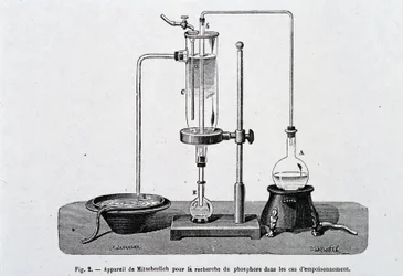 Mitsherlich apparatus for the search for phosphorus in cases of poisoning - in 
