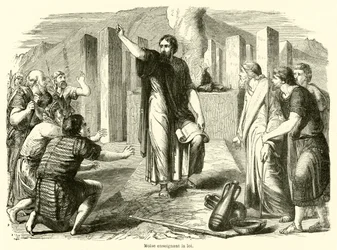 Moses Teaching the Law
