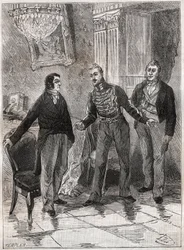 Monarchy of July - November 1834 - Adolphe Thiers at the Duke of Orleans Louis Philippe I