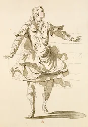 Monsieur Jeliotte as Pigmalion, in Pigmalion, a Libretto by Lamotte, Composed by Jean-Philippe Rameau, 1748