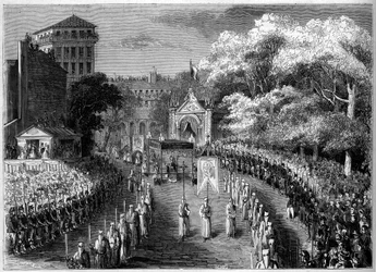 Monsignor Patrice Cruice (born in 1815), new eveque of Marseille (Bouches du Rhone)