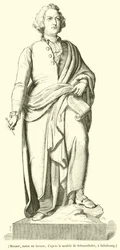 Mozart, bronze statue