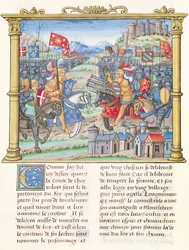 Battle of Montlhery during the War of the League of the Good Public, from the Memoirs of Philippe of Commines